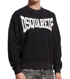 Dsquared2 Black Graphic Logo Sweatshirt