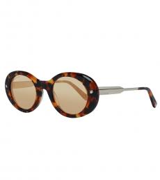 Dsquared2 Brown Classic Round Sunglasses