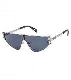 Moschino Grey Ruthenium Sunglasses
