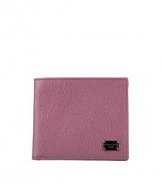 Dolce & Gabbana Pink Bifold Wallet
