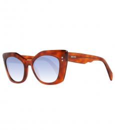 Just Cavalli Brown Butterfly Sunglasses