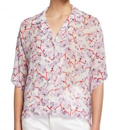 Multicolor Reed Floral-Print Shirt