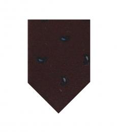 Dolce & Gabbana Bordeaux Classic Silk Slim Tie