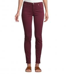AG Adriano Goldschmied Cherry Sulfur Rich Prima Sateen Skinny Jeans