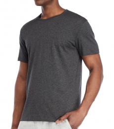 Calvin Klein Dark Grey Embroidered Logo T-Shirt