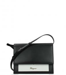 Salvatore Ferragamo Black Flap Small Crossbody