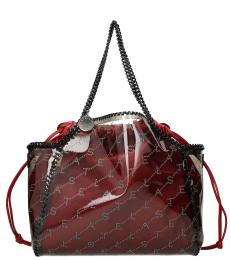 Stella McCartney Red Falabella Monogram Large Tote