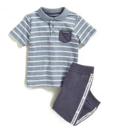 Calvin Klein 2 Piece Polo/Joggers Set (Baby Boys)