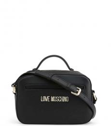 Love Moschino Black Round Pouch Small Crossbody