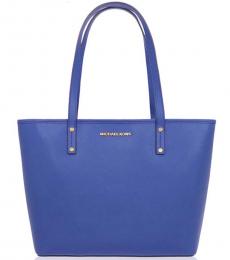 Michael Kors Cobalt Blue Jet Set Travel Large Tote