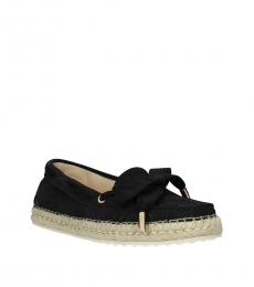 Tod's Black Suede Loafers