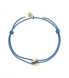 Marc Jacobs Blue Friendship Bolt Cord Bracelet