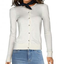 Ralph Lauren Winter Cream Rosina Puff Sleeves Sweater