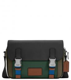 Coach Green Track Medium Messenger Bag