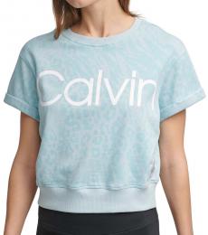Light Blue French Terry Logo Top