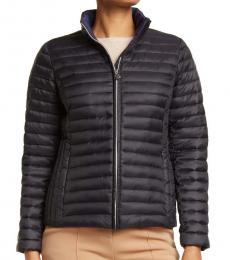 Michael Kors Black Short Packable Puffer Coat