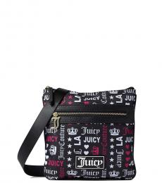 Juicy Couture Black Good Sport Medium Crossbody Bag