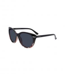 Cole Haan Black Polarized Cat Eye Sunglasses