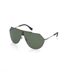Green Classic Geometrical Sunglasses