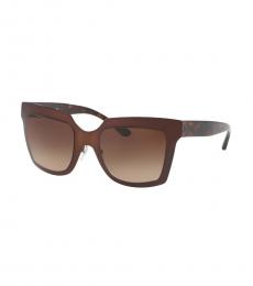 Tory Burch Bronze Dark Tortoise Chic Sunglasses
