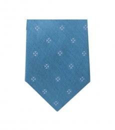 Light Blue Modern Slim Silk Tie