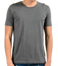Grey Crewneck Logo T-Shirt