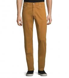 AG Adriano Goldschmied Burnt Saffron Graduate Slim Straight-Fit Jeans