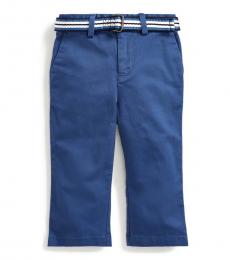 Ralph Lauren Baby Boys Light Navy Belted Chinos