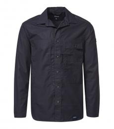 Armani Jeans Navy Blue Regular Fit Shirt