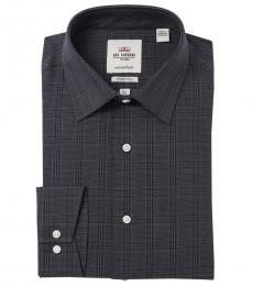 Ben Sherman Dark Grey Tailored Slim Fit Dress Shirt