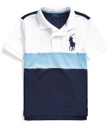 Ralph Lauren Little Boys Blue Lagoon Big Pony Performance Polo