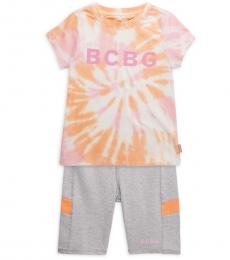 BCBGirls 2 Piece Tie-Dye T-Shirt/Shorts Set (Little Girls)