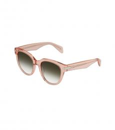 Light Pink Shaded Cat Eye Sunglasses 