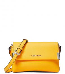 Calvin Klein Yellow Key Item Small Crossbody Bag