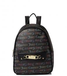 Juicy Couture Black The Chain Small Backpack