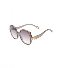 Chloe Dark Grey Vera Seashell Sunglasses
