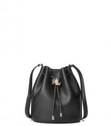 Ralph Lauren Black Andie Mini Bucket Bag