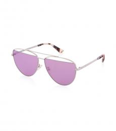Alexander McQueen Light Purple Classic Sunglasses