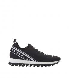 DKNY Black Logo Slip On Sneakers