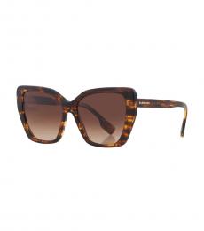 Burberry Brown Tamsin Butterfly Sunglasses