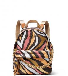 Michael Kors Brown Slater Convertible Mini Backpack