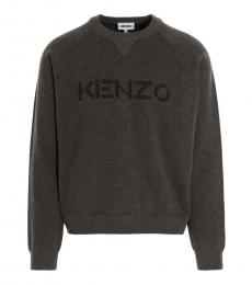 Kenzo Taupe Logo Sweater