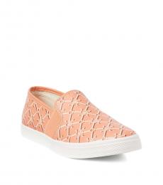 Ralph Lauren Shell Coral Jinny Slip-On Sneakers
