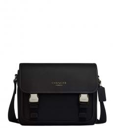 Coach Black Racer Large Crossbody Bag