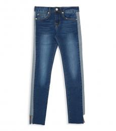 7 For All Mankind Girls Blue Classic Skinny Jeans
