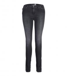 Love Moschino Black Love Logo Classic Cut Jeans