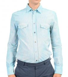 Blue Multi-Color Casual Shirt