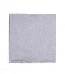 Calvin Klein Mid Grey Monogram Pashmina Scarf