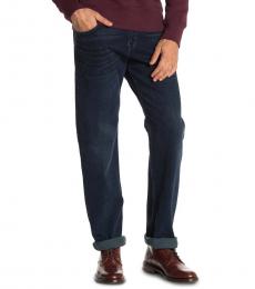7 For All Mankind Dark Blue Austyn Relaxed Fit Jeans
