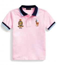 Ralph Lauren Little Boys Carmel Pink Big Pony Crest Polo